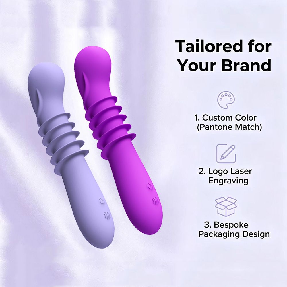 (Black) Womens Vibrator Sex Toys Silicone Adult Toys Adjustable Vibration Waterproof Rechargeable Massager Portable Adult Product for Female
