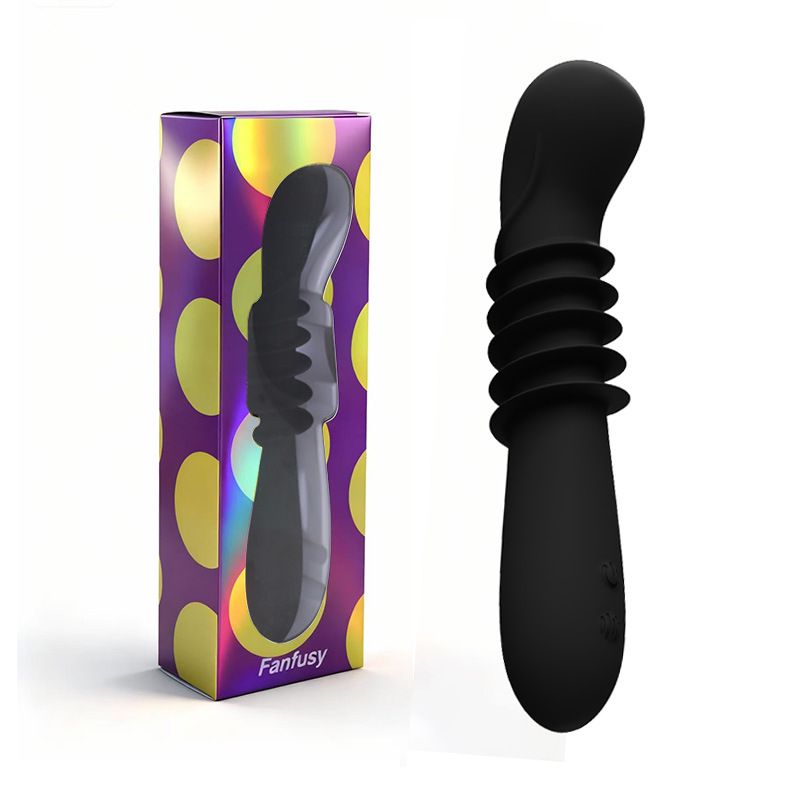 (Black) Womens Vibrator Sex Toys Silicone Adult Toys Adjustable Vibration Waterproof Rechargeable Massager Portable Adult Product for Female