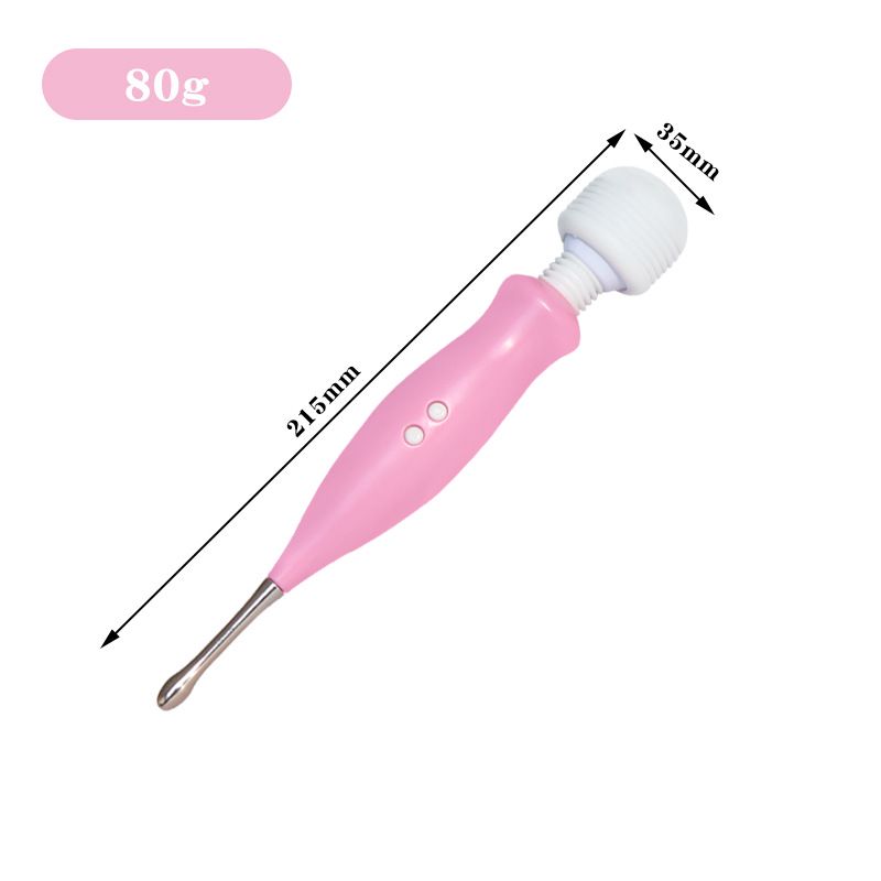 Women Sex Toy Bullet Vibrator Dual Head AV Vibrator Clitoral Teasing Masturbator Tongue Licking Vibrating Wand Adult Toys