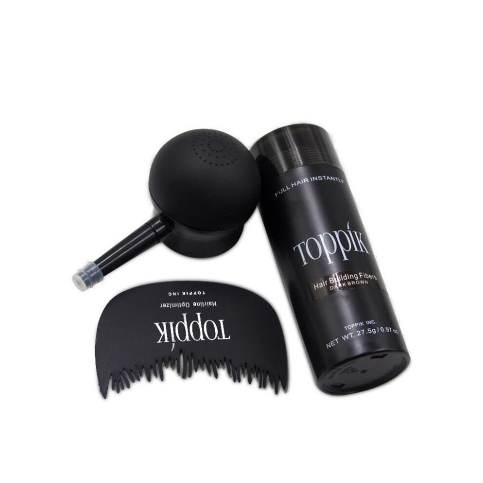 (DARK BROWN) TOPPIK Hair Building Fibers, 27.5g / 0.97 oz Box set