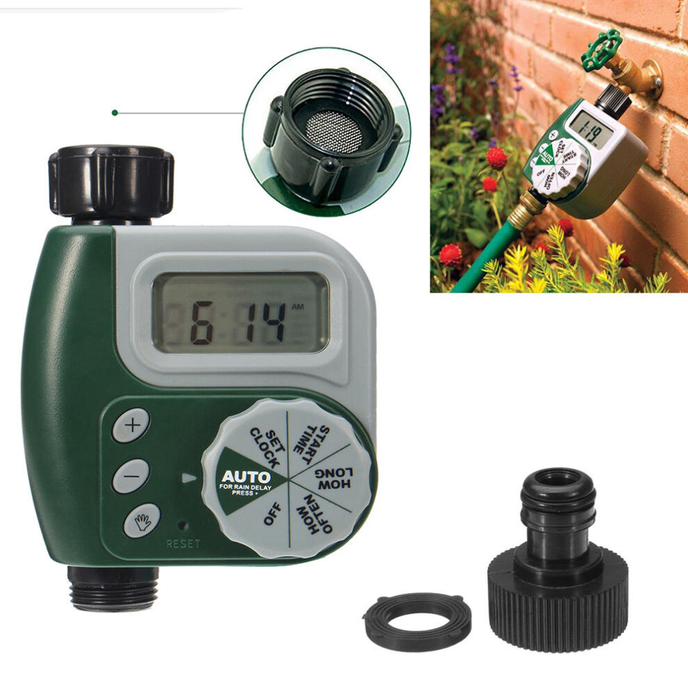 Electronic Water Tap Timer DIY Garden Irrigation Control Unit Digital LCD Irrigation Tim