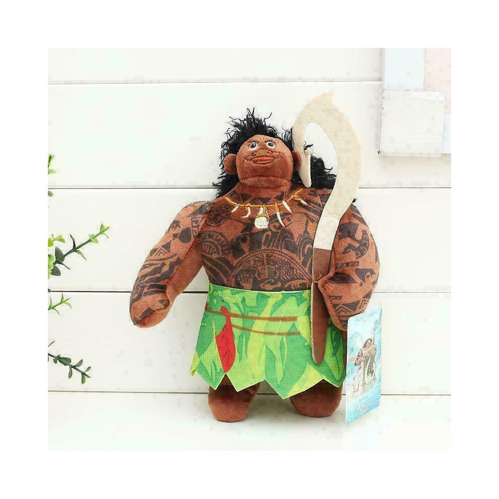 4PCS/SET Moana Movie Maui Pua Heihei Cartoon Soft Plush Kids Doll Toy