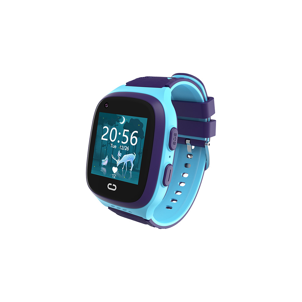 (Blue) Smart Watch Kids GPS 4G LT31, LBS GPS WiFi