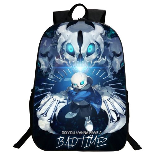 (#5) Undertale Sans Papyrus Backpack School Bag Rucksack