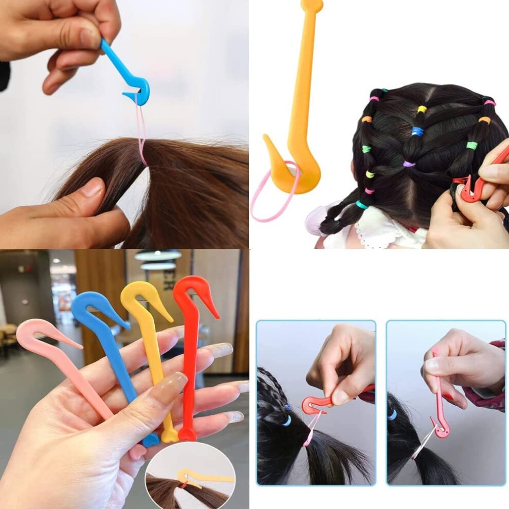 8Pcs Hair Bands Removers Elastic Hair Ties Cutters Free Hair Bands Cutters Hair Ties Rem