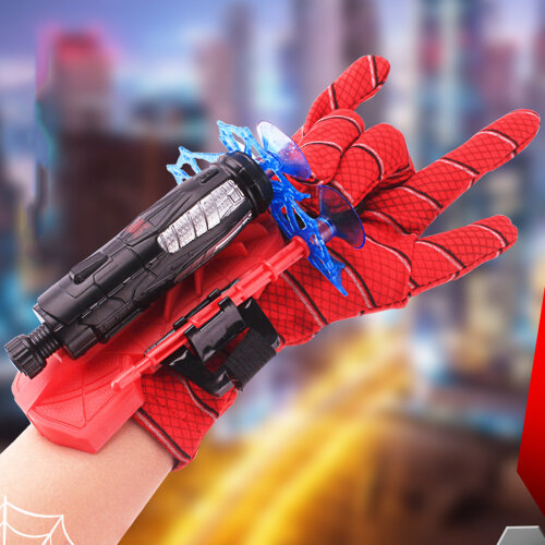 Spider-Man Glove Web Shooter Dart Blaster Launcher Toys Spiderman Costume