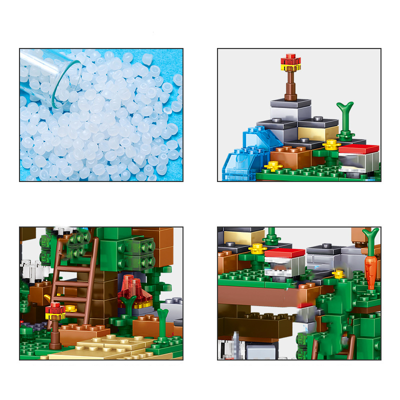 Minecraft My World Series Mini figure Building Block Fit Lego Toy Gift Model 4 IN 1 Minecraftinglys Building Blocks Sets Action Figures Compatible My World Bricks Sets Kid Toys