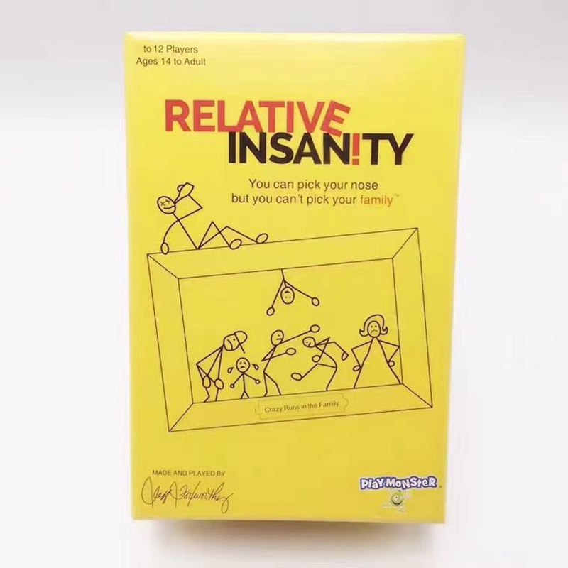 Relative Insanity Card Game