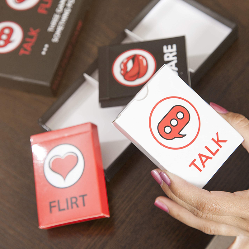 Fun and Romantic Game for Couples Date Night Box Set with Conversation Starters Talk Flirt or Dare
