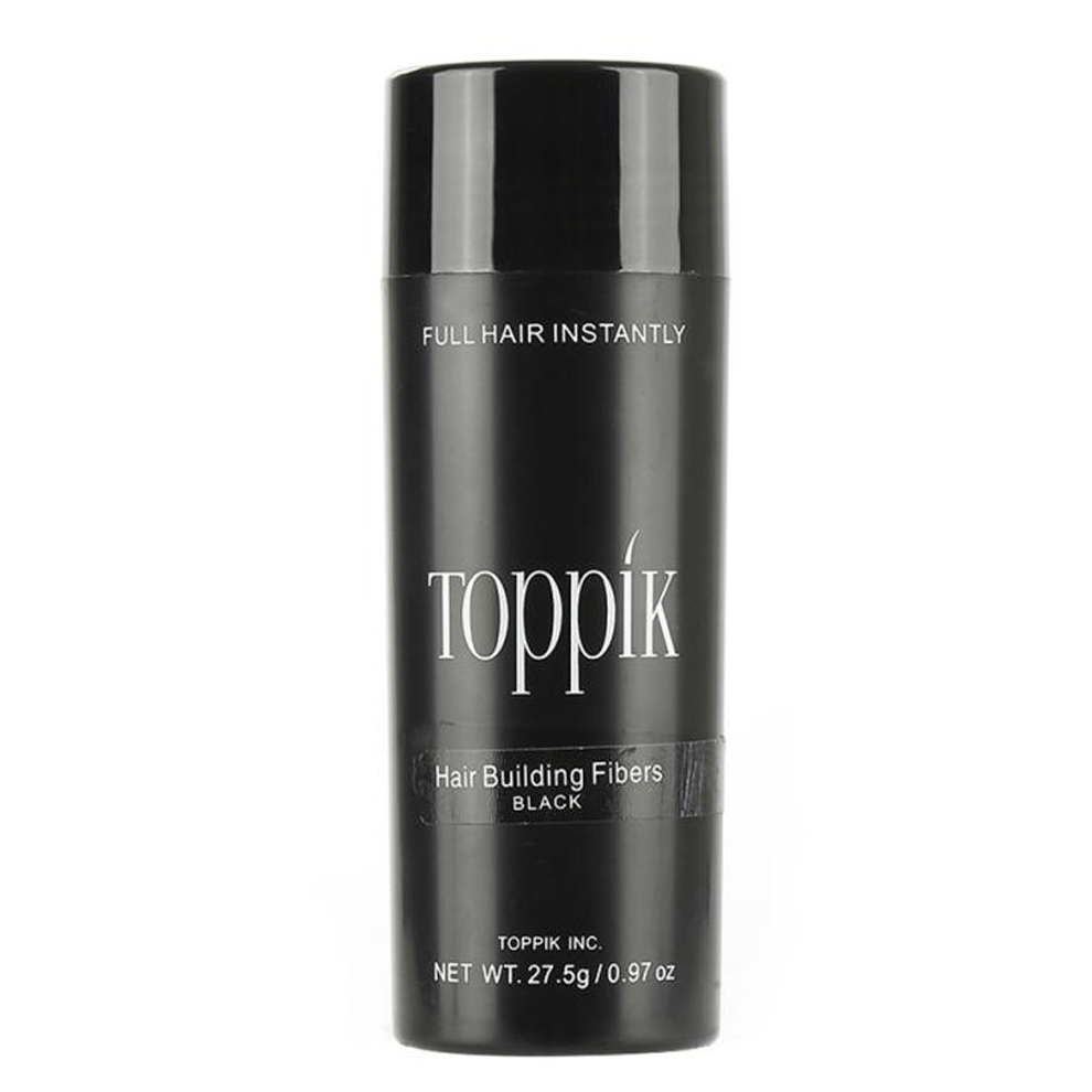(DARK BROWN) Toppik Hair Building Fibers Natural Keratin Powder for Women and Men Hair Building 10pcs Pack