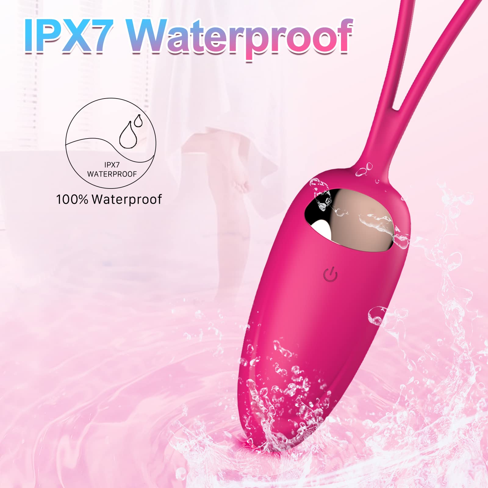(Purple) Bullet Vibrator Wireless Vibrating Eggs Clitoral Wearable Love Balls Adult Sex Toys for Women Couples with Remote Control for G-Spot Stimulation