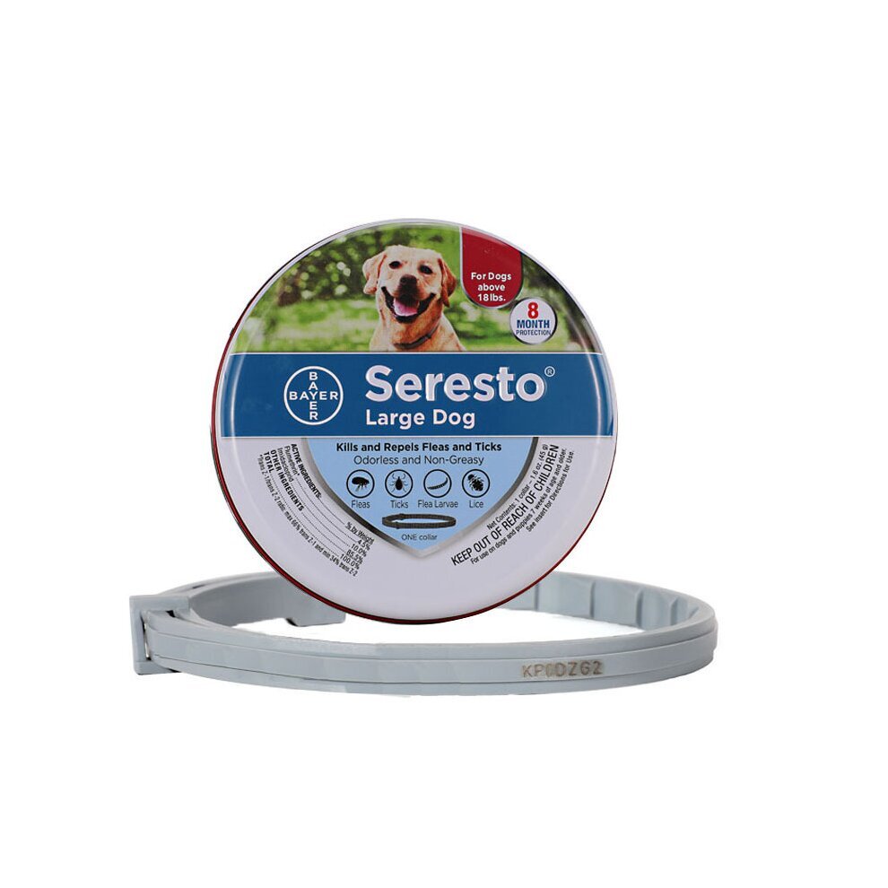 (For Cat 38cm) Seresto Dog Flea Collar with Tick Control Adjustable Cats Pet Anti Flea Tick Neck Collar