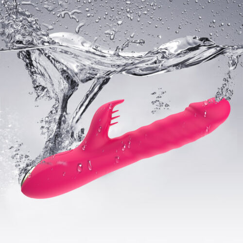 Rabbit Vibrator Thrusting Rotating Dildo Clit G-Spot Massager Sex Toys for Women Tongue Oral Clit Licking Clitoris Adult Sex Toys Sexual Wellness