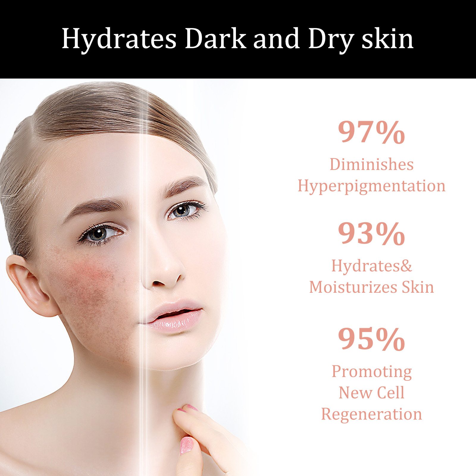 EELHOE Skin Melanin Correcting Serum Fade Dark Spots Anti Freckle Melasma Remover Dull Skin Nourish Lighten Pigment Blemish Glow Vitamin C Face Essence.