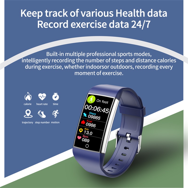 Smart Bracelet Men Women Heart Rate ECG Blood Lipid Risk Warning
