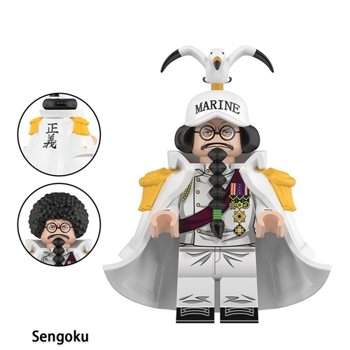 ONE PIECE Series Blocks Japanese Anime Borsalino Issho Kuzan