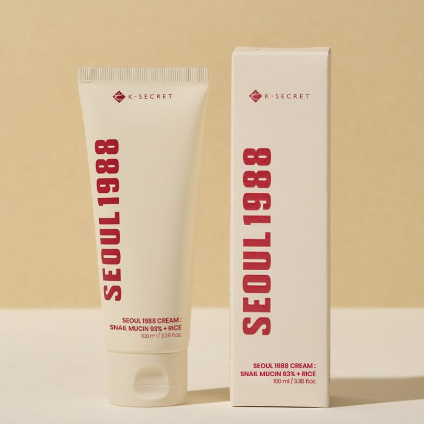 KSECRET SEOUL 1988 Cream Snail Mucin 93 Percent Rice 100ml
