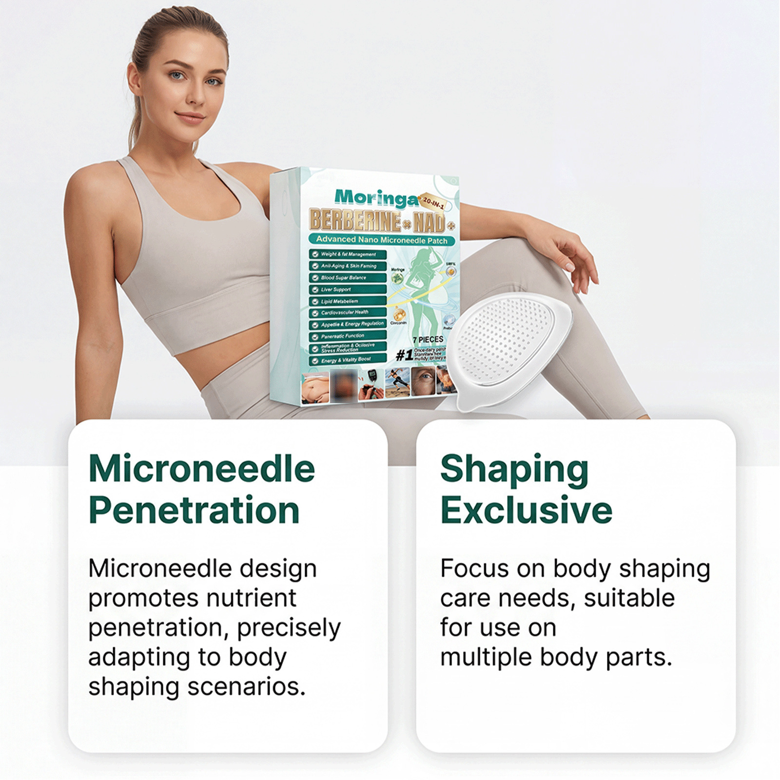 Body Care Patch Breathable Lightweight Portable Comfortable Daily Skin Care Natural