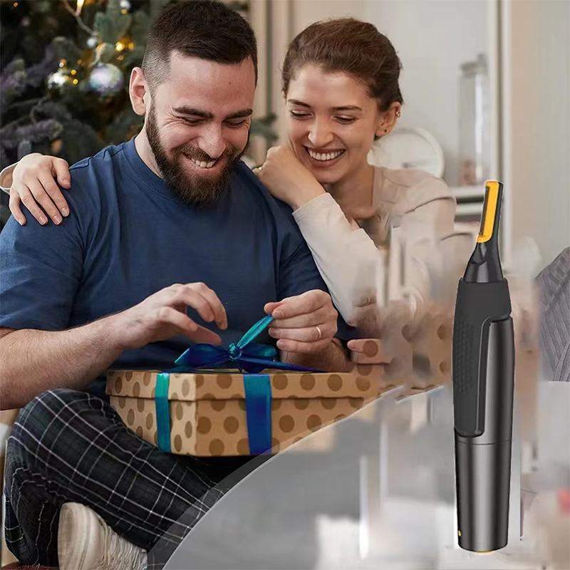 (Battery version) Ultra thin Precision Trimmer Electric Nose hair trimmer Mini Portable Ear Trimmer for Men Nose Hair Shaver Waterproof Safe Clean