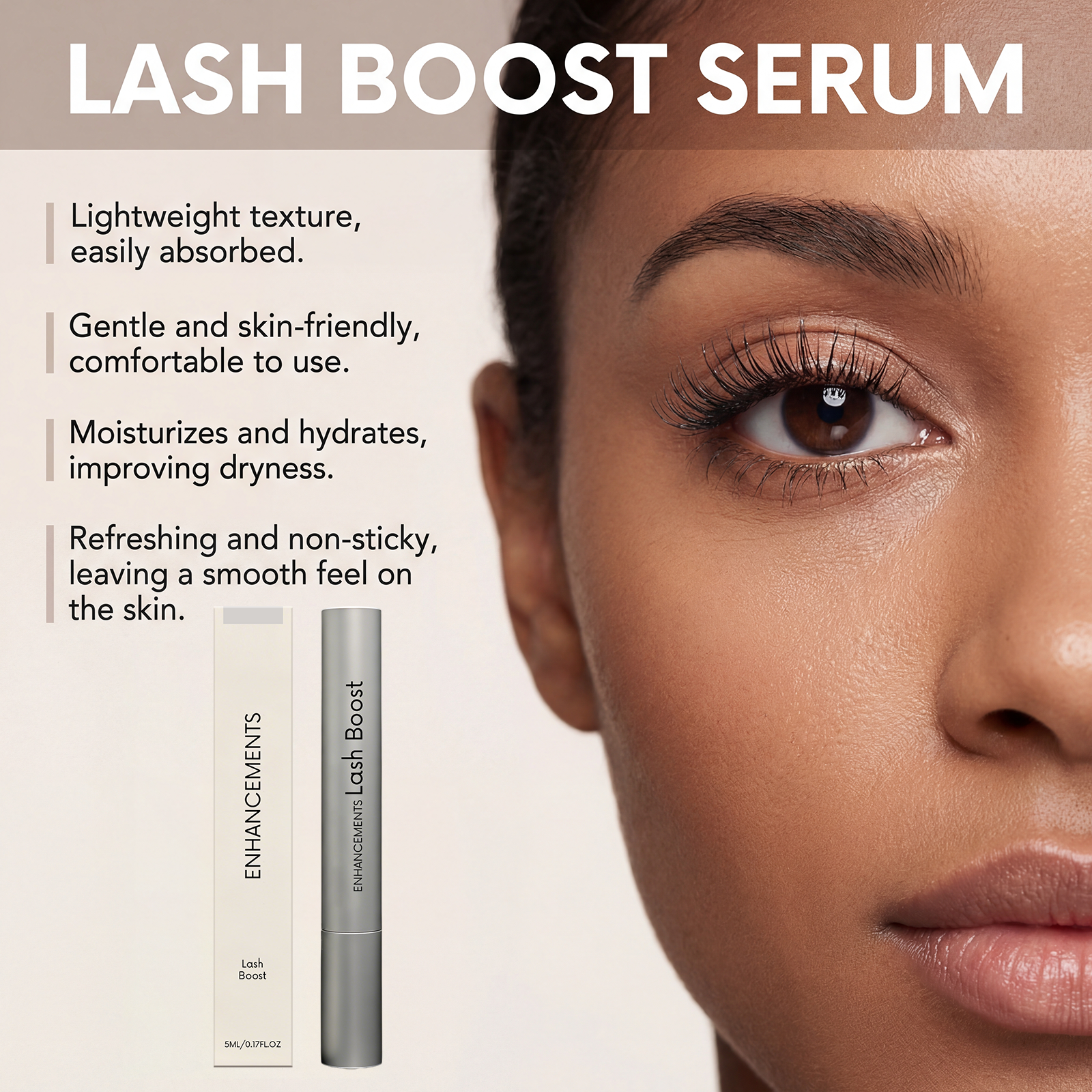 Eyelash Nourishing Serum Daily Mild Moisturizing Smooth Bright Natural Curling Easy Makeup Eye Lash Root Care Liquid