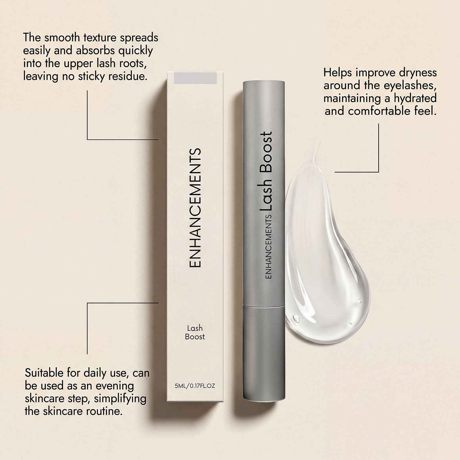 Eyelash Nourishing Serum Daily Mild Moisturizing Smooth Bright Natural Curling Easy Makeup Eye Lash Root Care Liquid