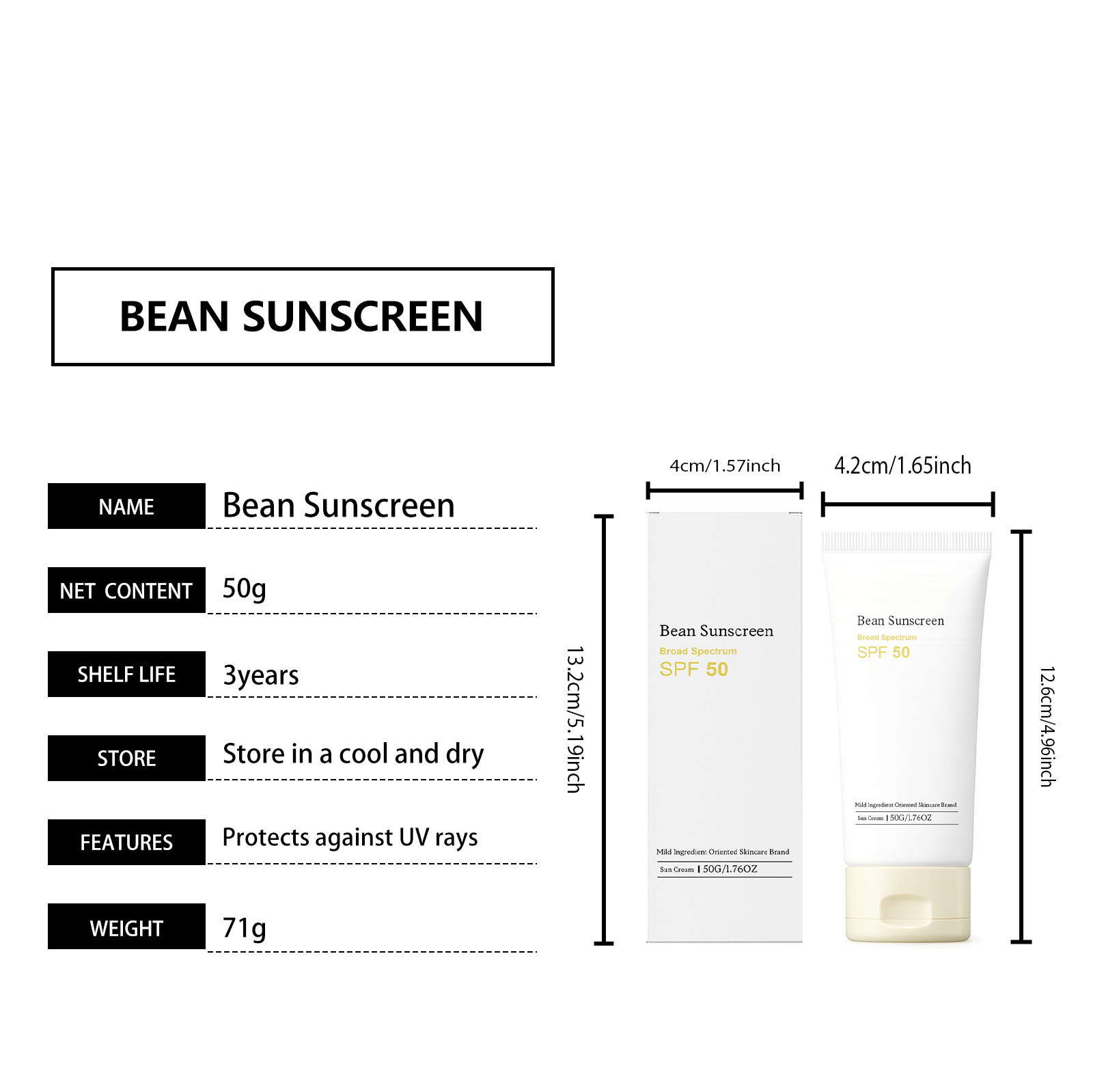 Soybean Moisturizing Protection Cream Mild Nourish Skin Light Soft Texture Fresh Summer Outdoor Daily Commute Isolate Barrier Care