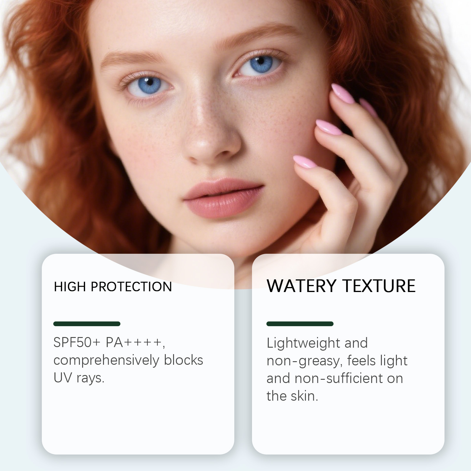 Soybean Moisturizing Protection Cream Mild Nourish Skin Light Soft Texture Fresh Summer Outdoor Daily Commute Isolate Barrier Care