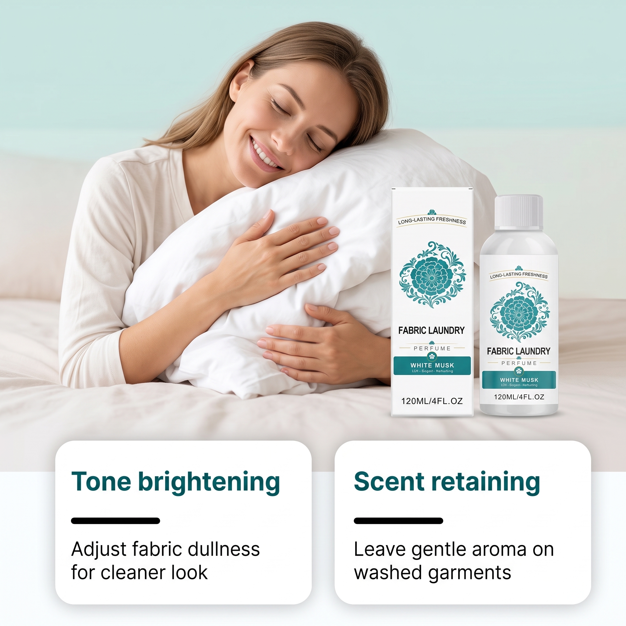 Fabric Wash Fragrance Daily Clean Fresh Long Lasting Scent Remove Stains Cloth Sofa Curtain Garment