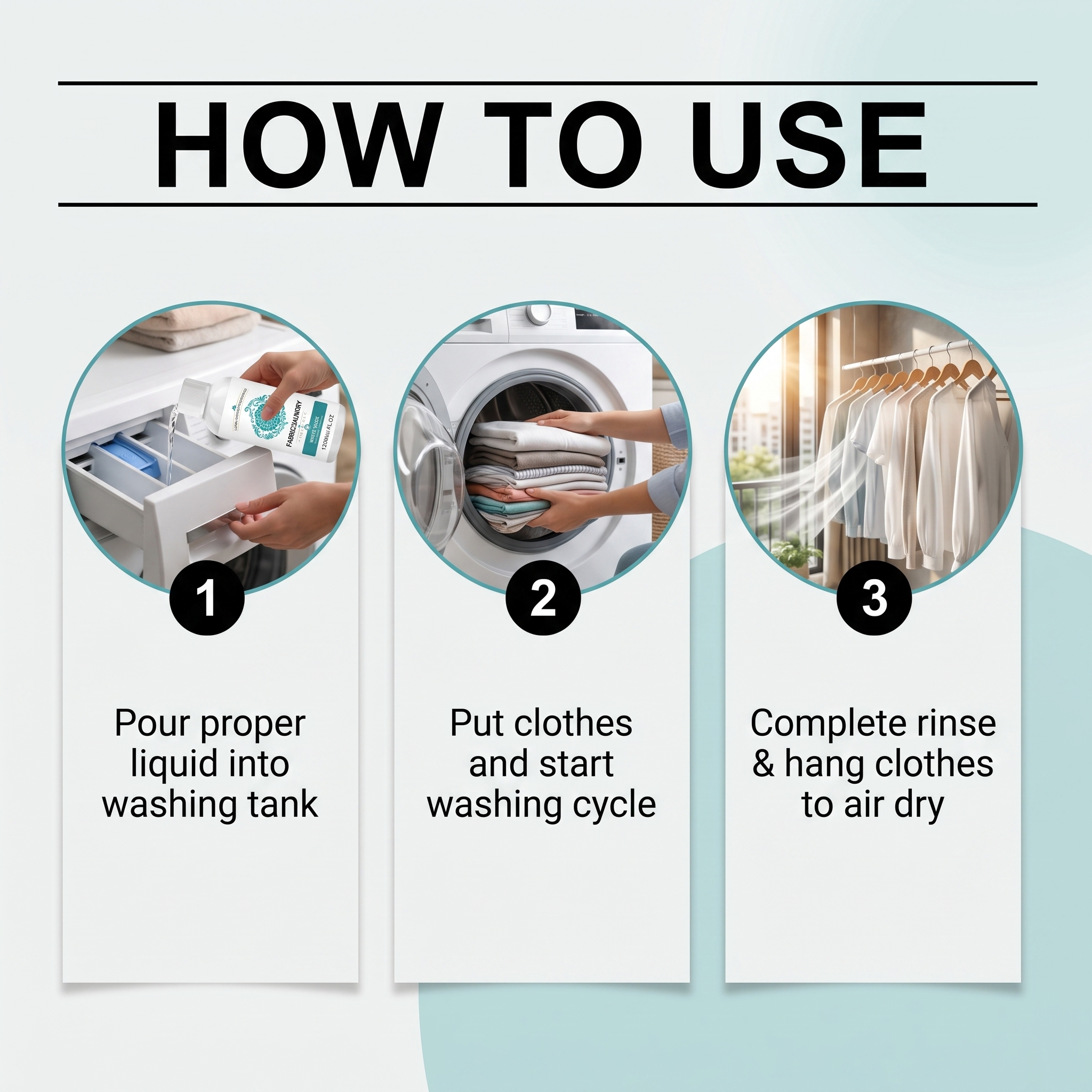 Fabric Wash Fragrance Daily Clean Fresh Long Lasting Scent Remove Stains Cloth Sofa Curtain Garment
