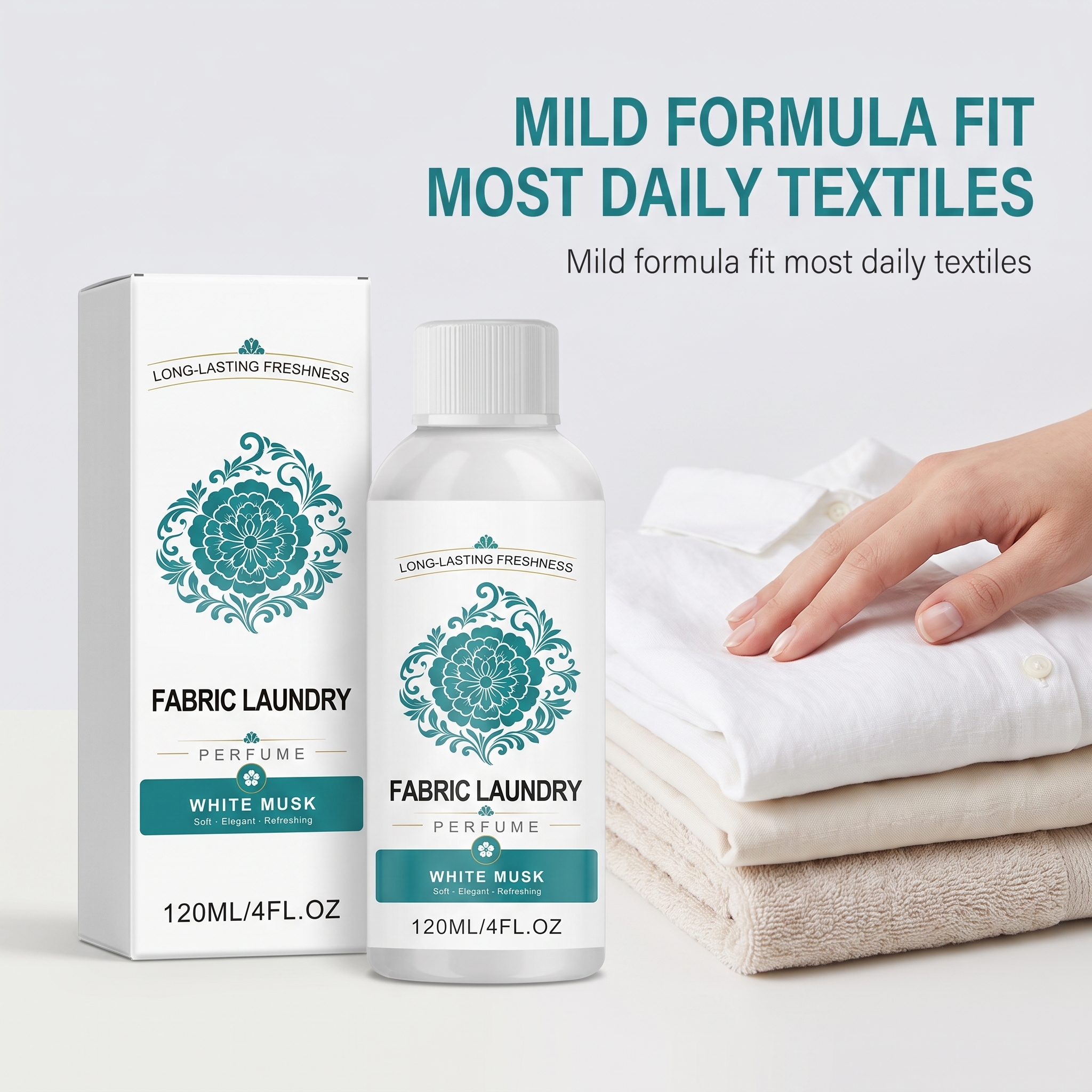 Fabric Wash Fragrance Daily Clean Fresh Long Lasting Scent Remove Stains Cloth Sofa Curtain Garment