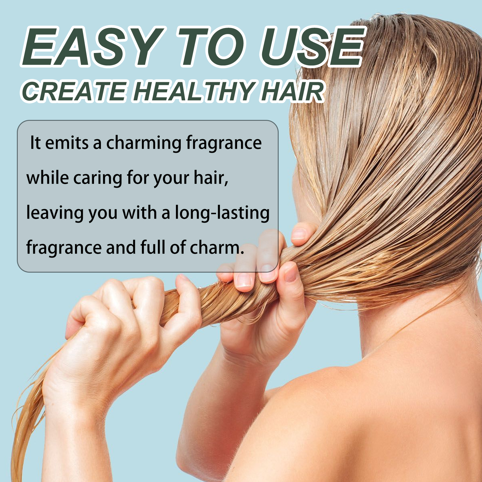 Onion Hair Care Essence Repair Dry Hair Improve Frizzy Hair No Rinse Nourish Hair Oil Damaged Daily Hair Treatment