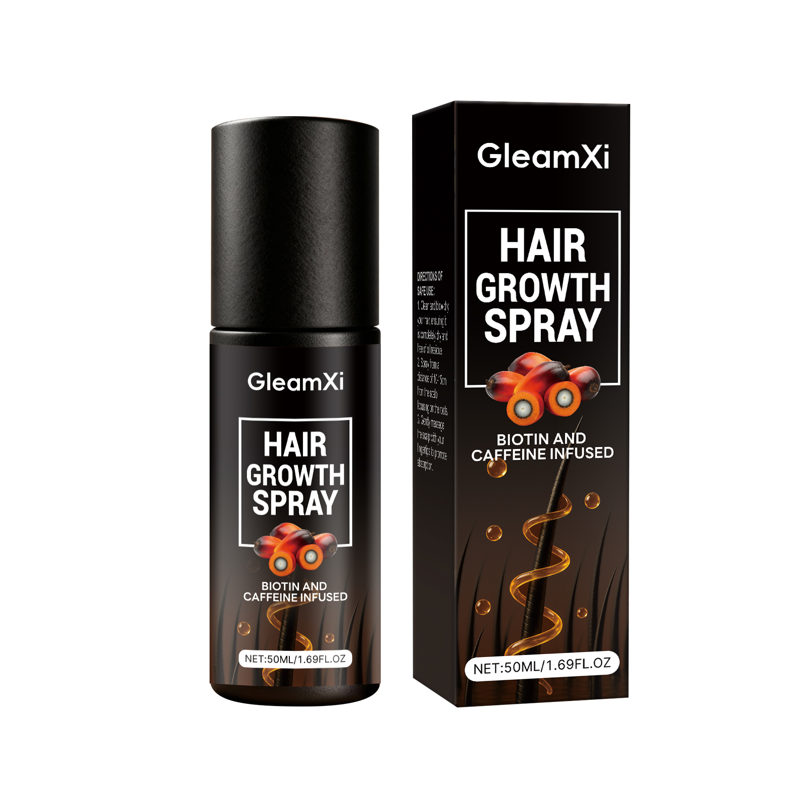 Hair Care Spray Mild Nourish Scalp Follicle Light Soft Hair Nutrient Daily Maintenance
