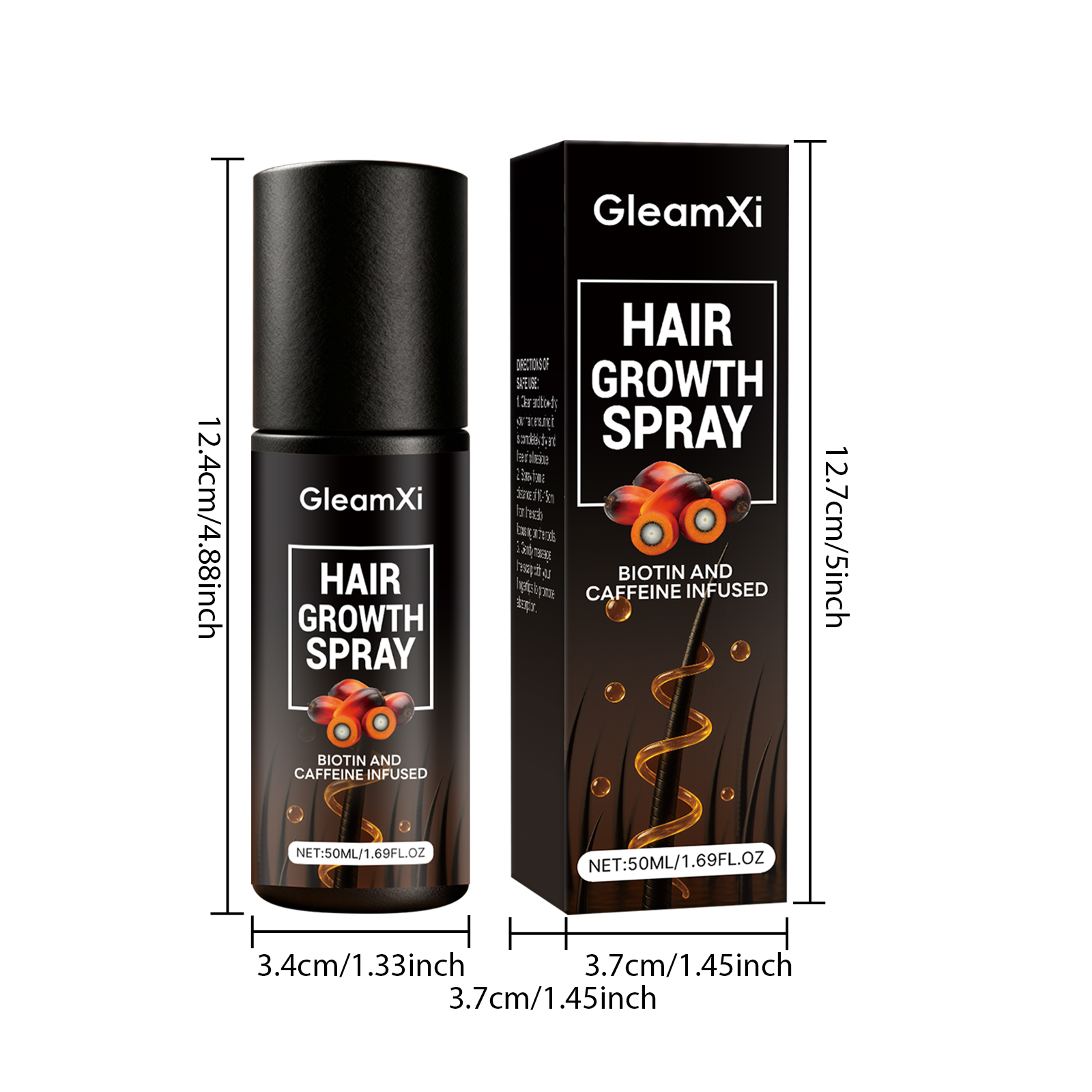 Hair Care Spray Mild Nourish Scalp Follicle Light Soft Hair Nutrient Daily Maintenance
