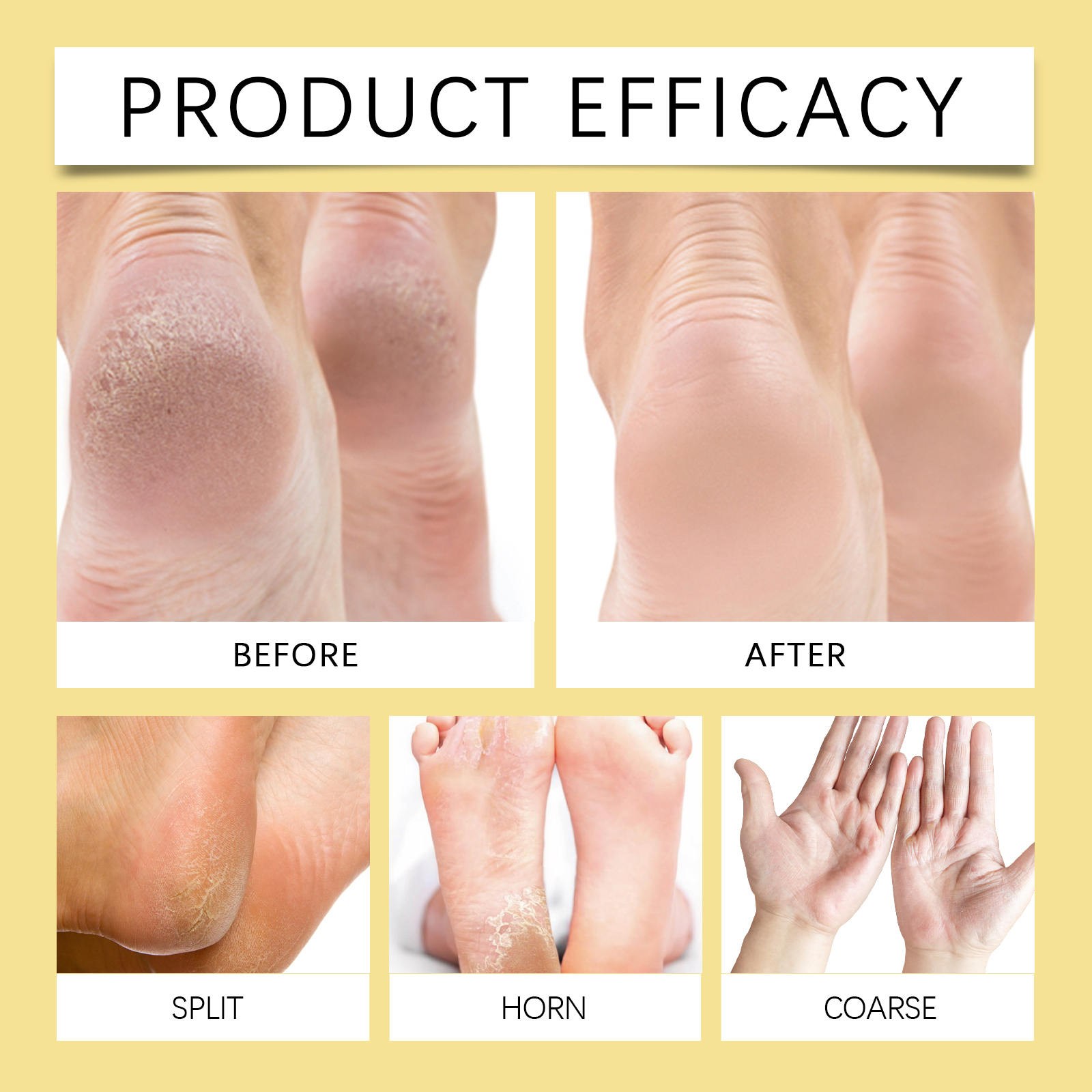 Hand Foot Moisturizing Stick Daily Hydrating Cleansing Exfoliating Soft Smooth Skin Smearing Care