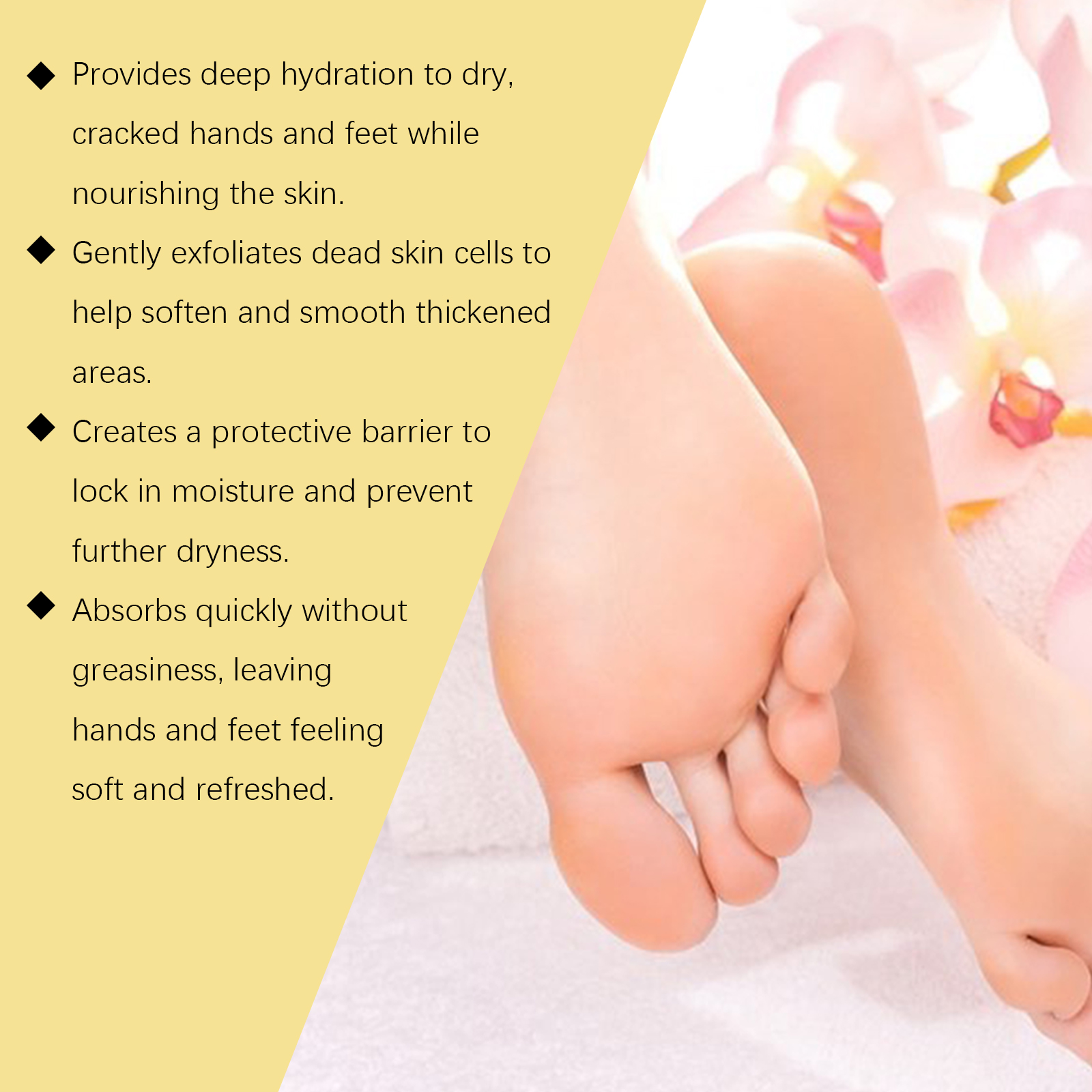 Hand Foot Moisturizing Stick Daily Hydrating Cleansing Exfoliating Soft Smooth Skin Smearing Care