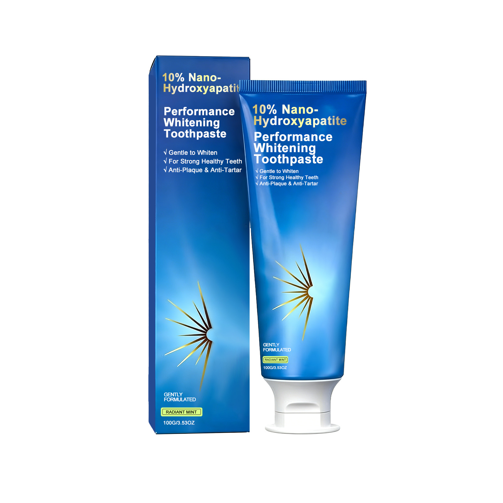 Mint Brightening Toothpaste Fresh Cool Mild Hydrating Stain Removal Oral Care Comfort Daily Use