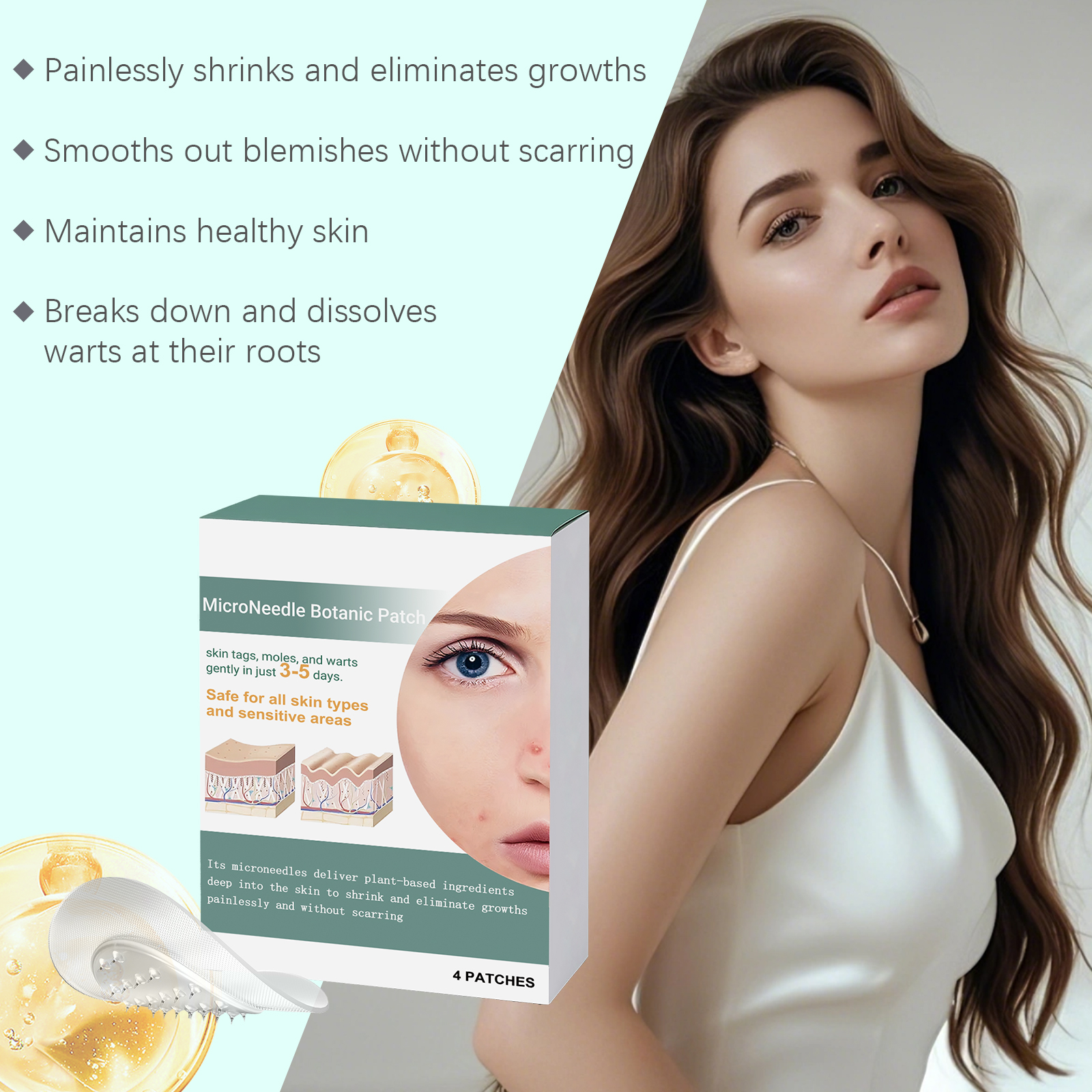 Skin Care Patches Gentle Skin Friendly Comfortable Smooth Local Body Skin Daily Care