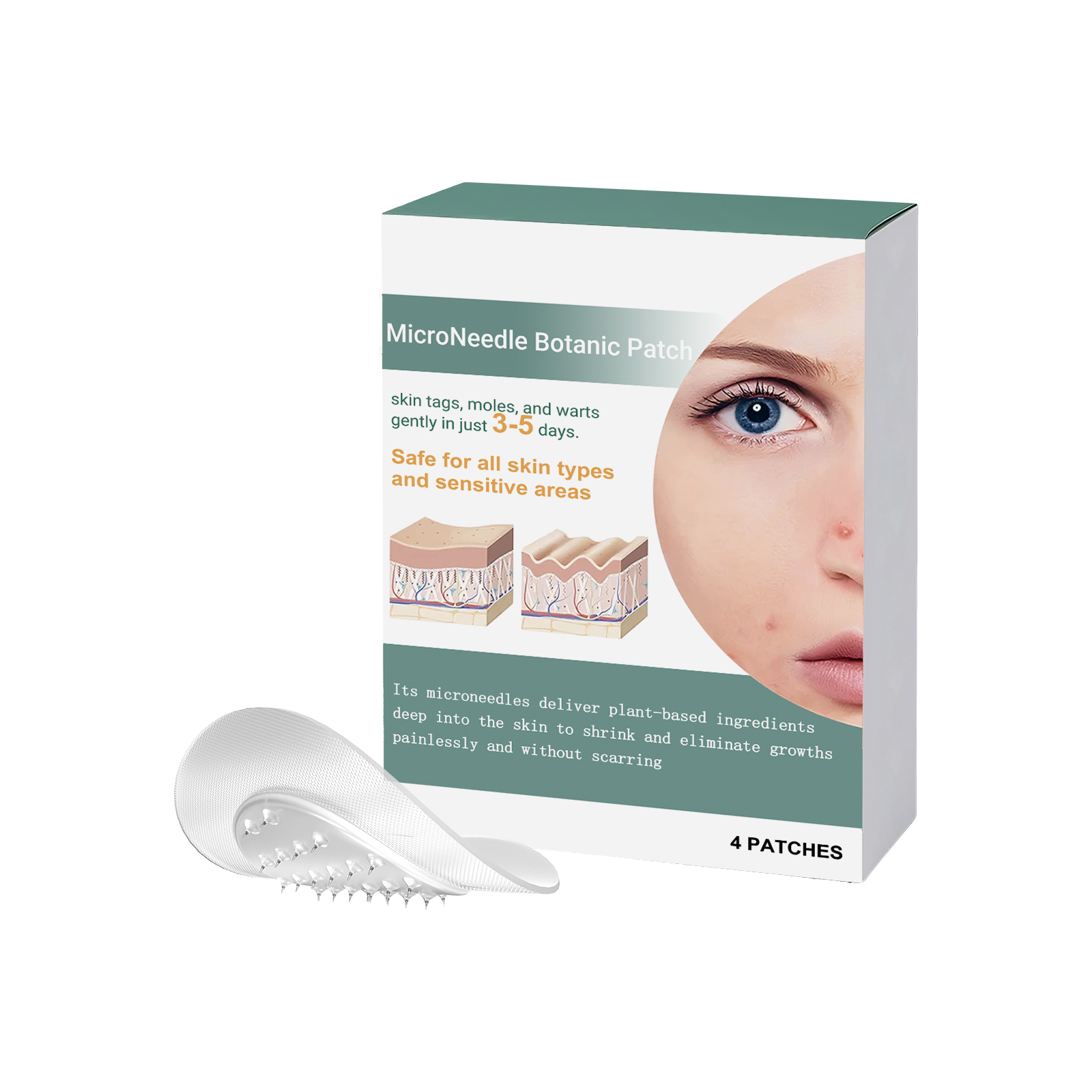 Skin Care Patches Gentle Skin Friendly Comfortable Smooth Local Body Skin Daily Care