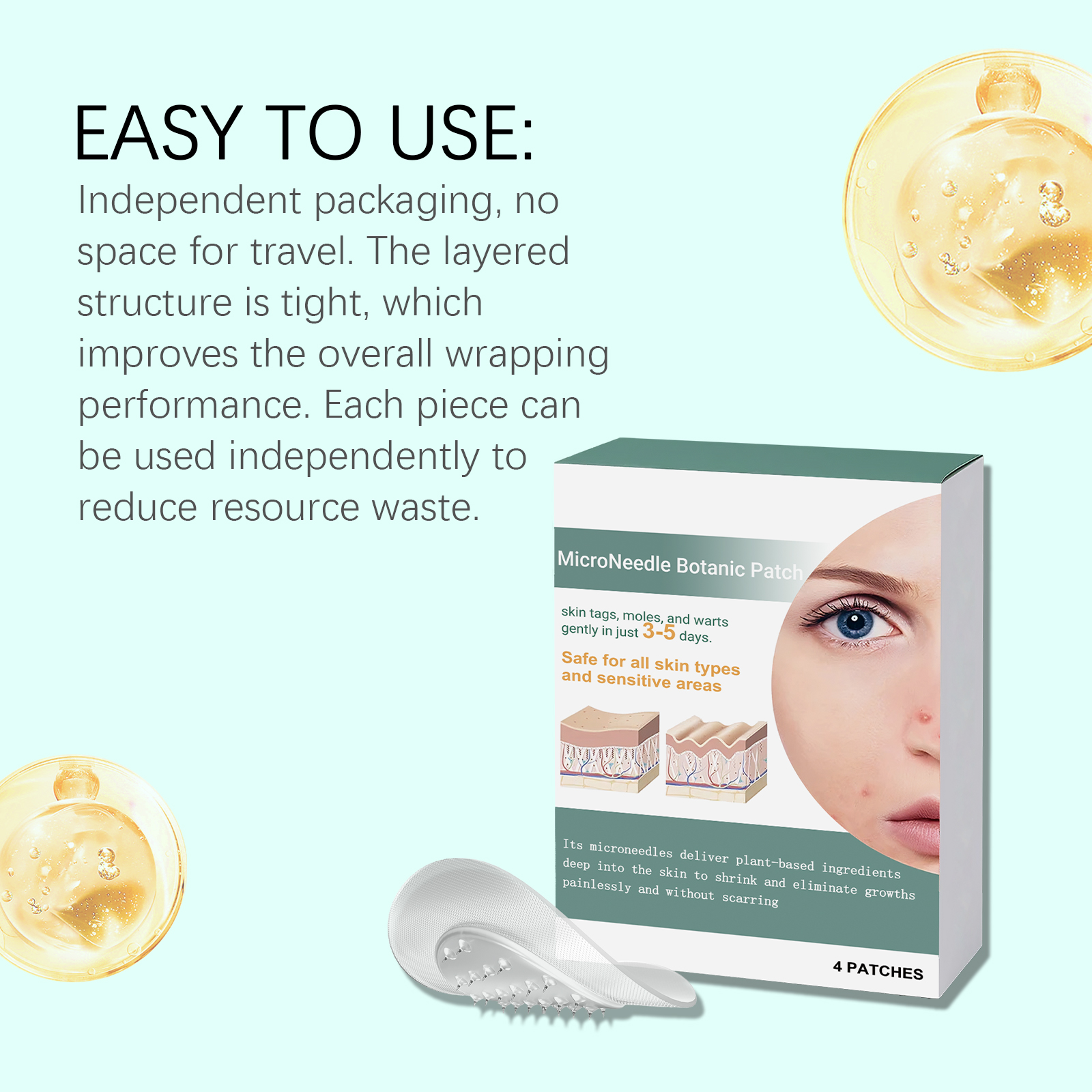 Skin Care Patches Gentle Skin Friendly Comfortable Smooth Local Body Skin Daily Care
