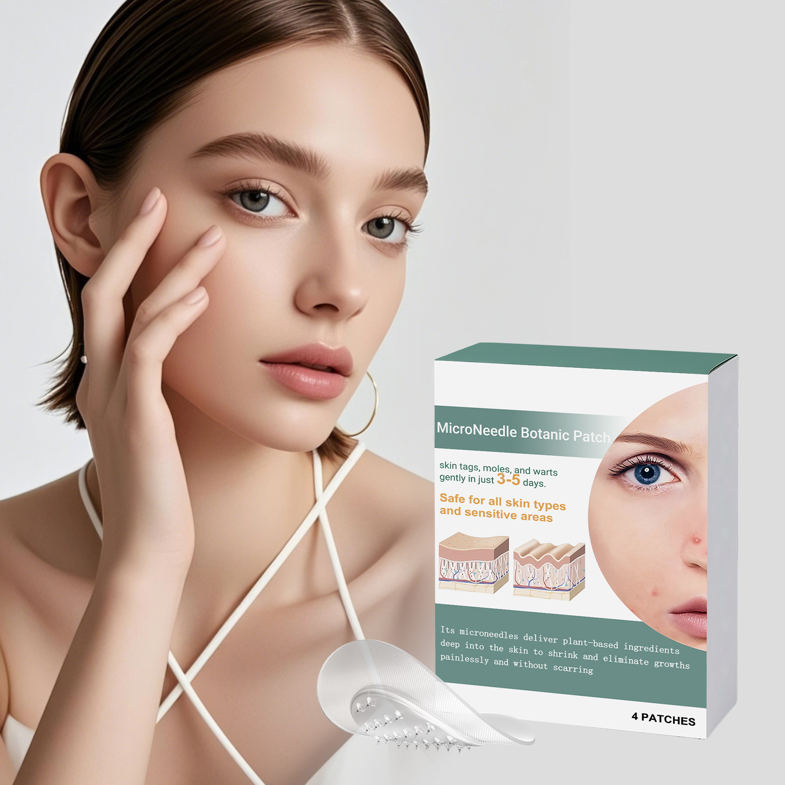 Skin Care Patches Gentle Skin Friendly Comfortable Smooth Local Body Skin Daily Care