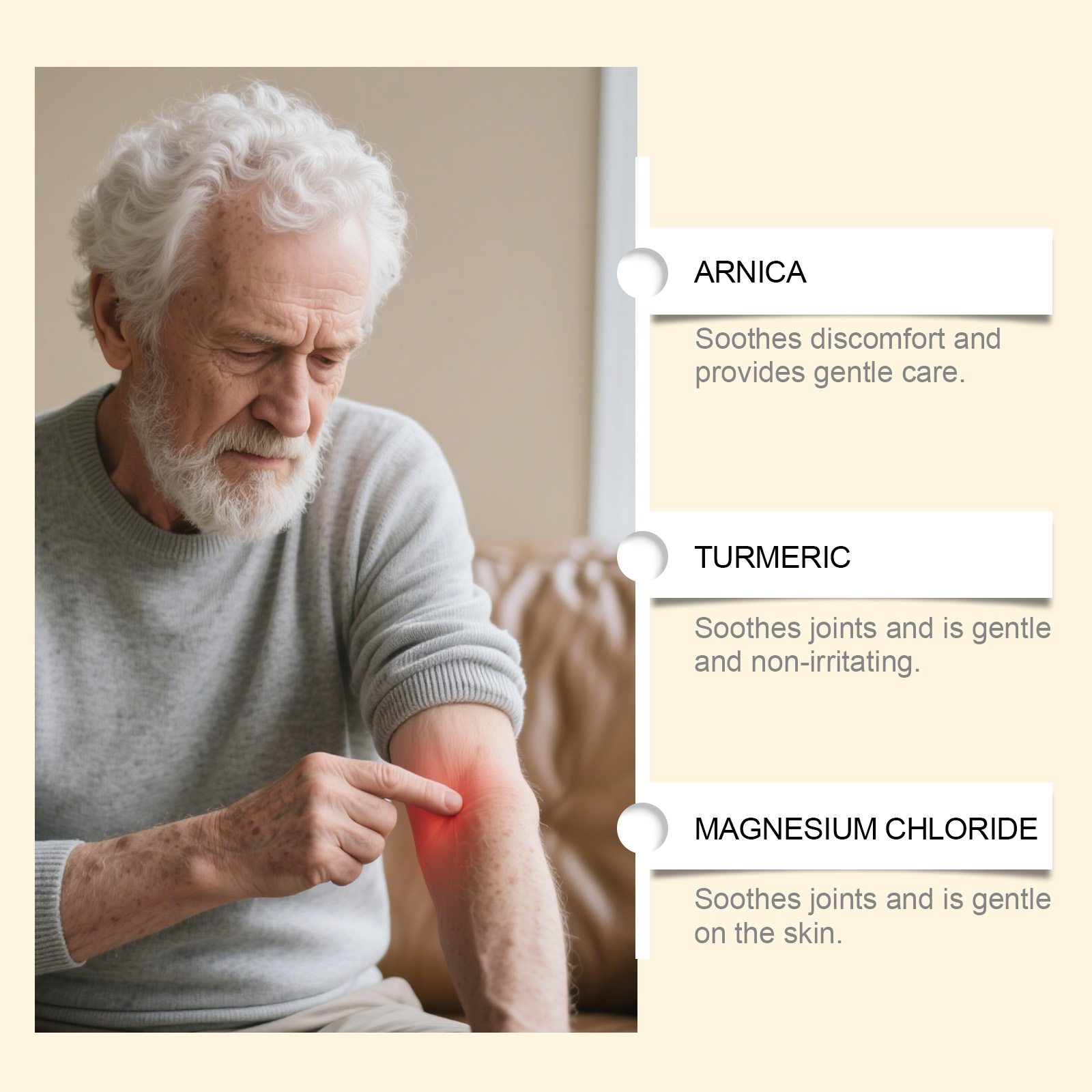 Magnesium Mint Joint Care Cream Nourishes Joints Bones Relaxes Body Daily External Smear