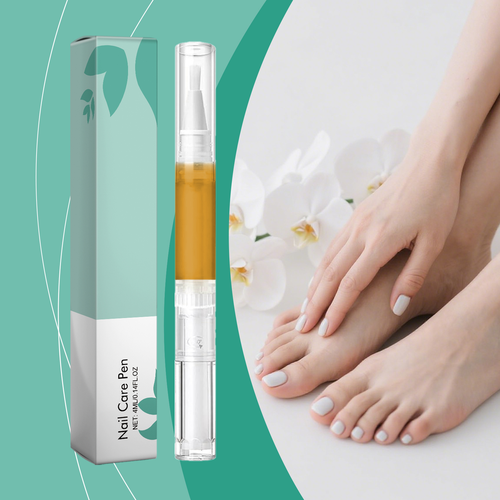 Nail Care Pen Daily Cleaning Nail Glossy Surface Mild Moisturizing Hand Foot Nail Softening Care Pen