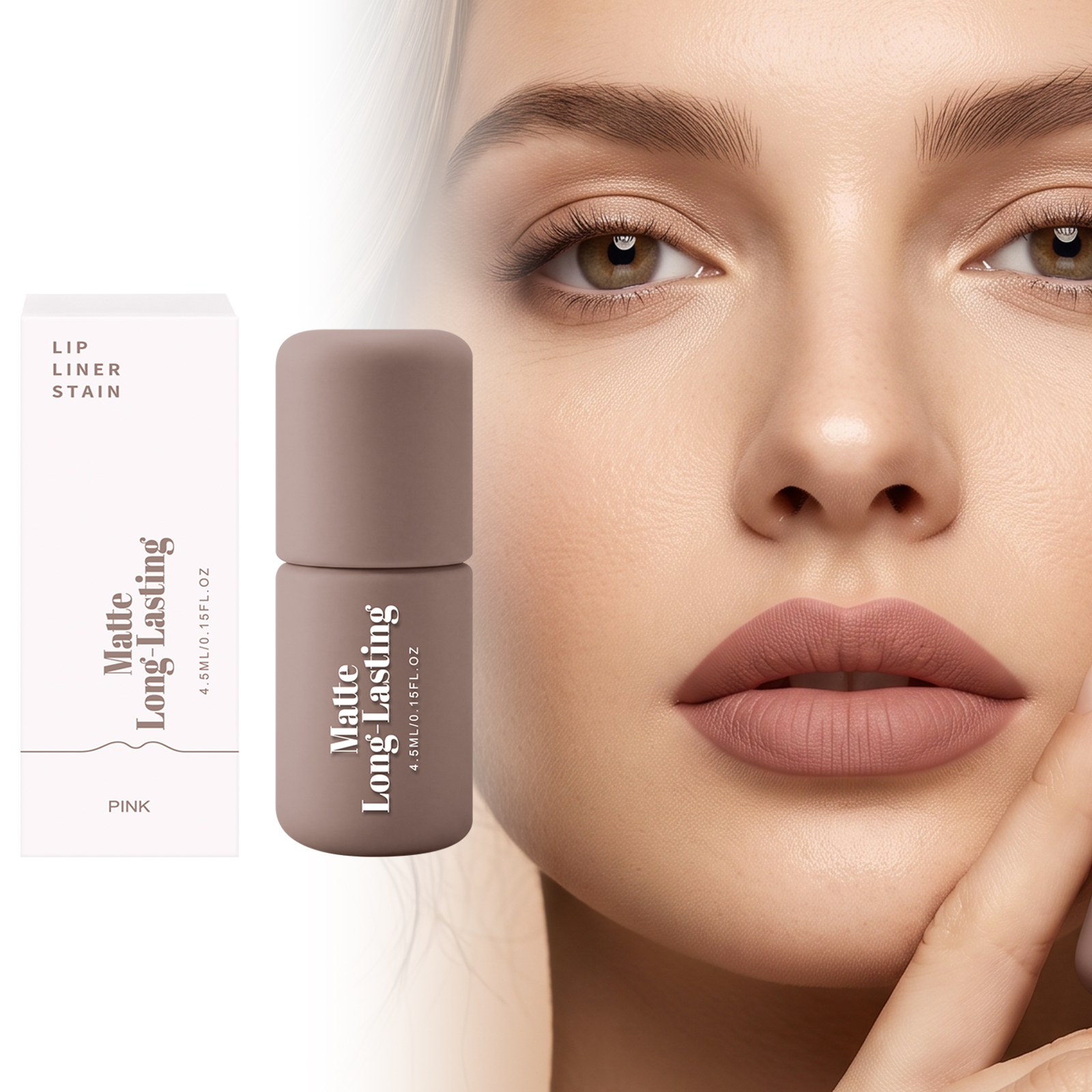 Matte Longlast Lip Liner Pink Daily Lip Makeup Natural Outline Easy Color Pen