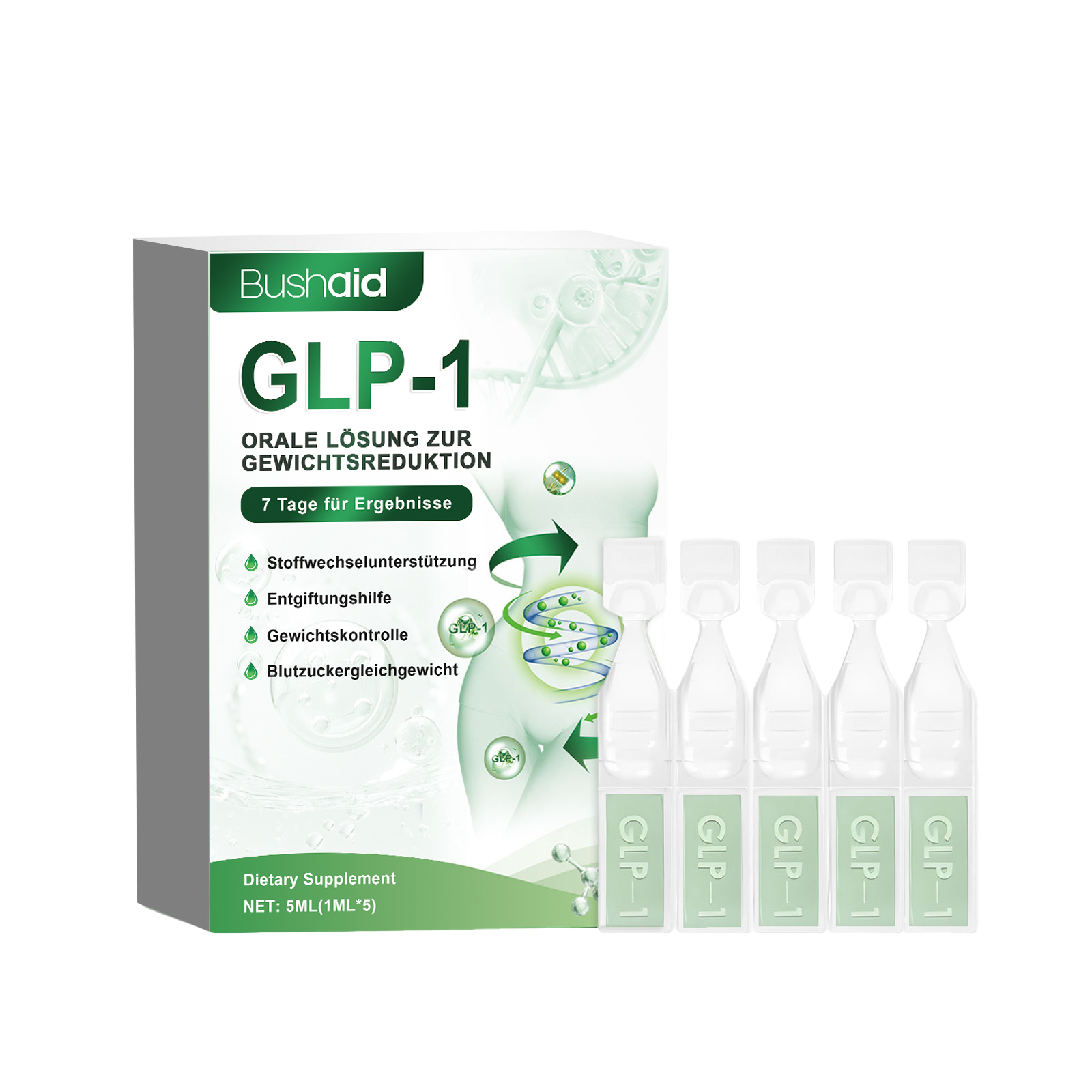 Glp 1 Body Supplement Drops Physical Body Therapy Human Metabolism Weight Control Nutrient Support Formula