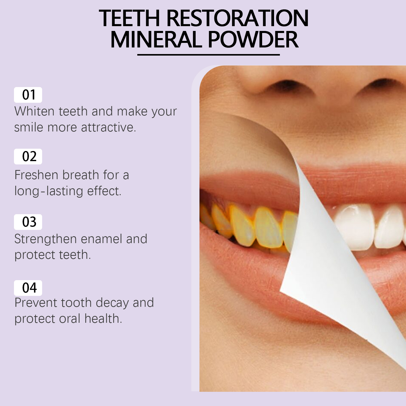 Tooth Powder Teeth Cleaning Long Lasting Freshness Protect Enamel Prevent Cavity Oral Care