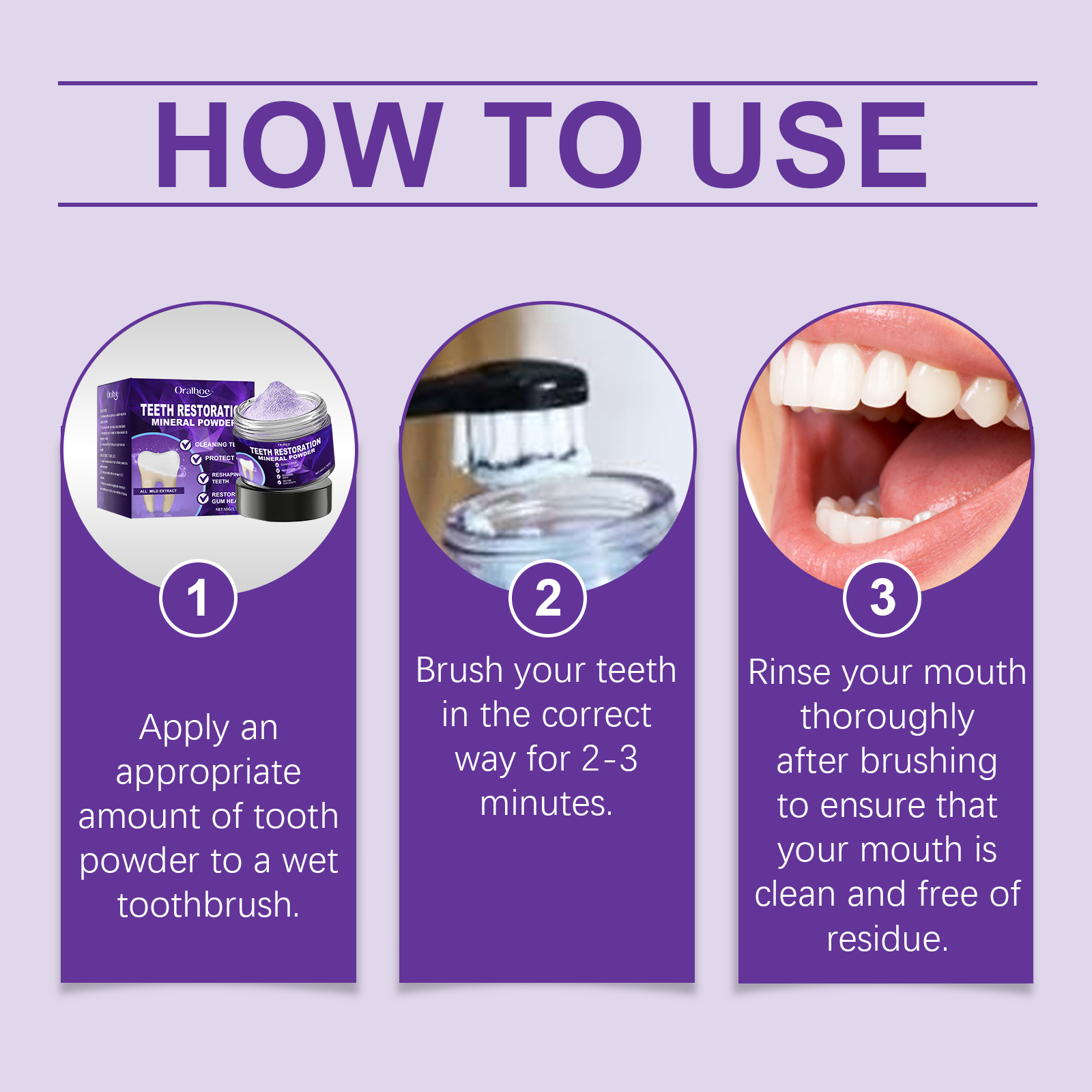 Tooth Powder Teeth Cleaning Long Lasting Freshness Protect Enamel Prevent Cavity Oral Care