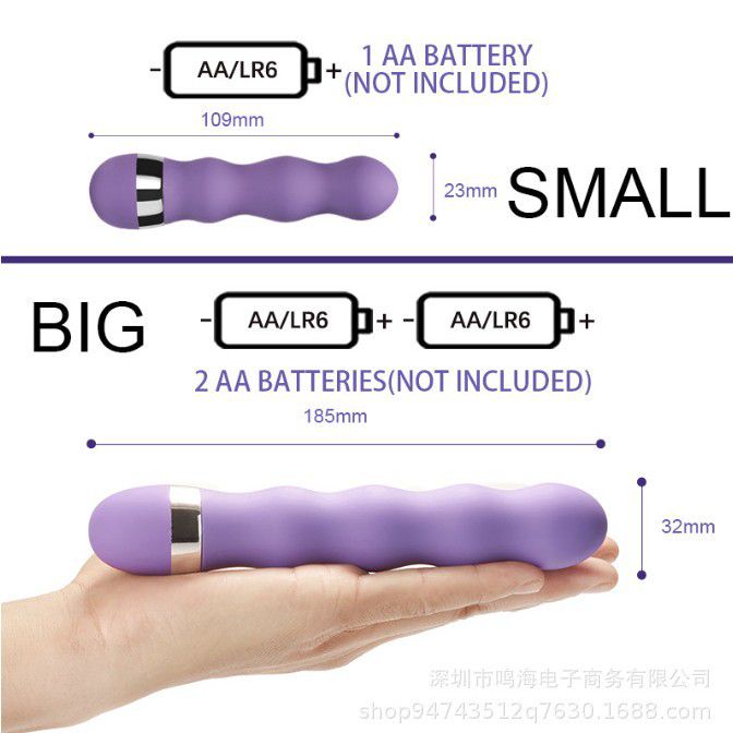 (Pink) Sex Toys Vibrating Dildo Wand Female Massage AV Wand Clitoral Stimulator Adult Products Ribbed Massagers