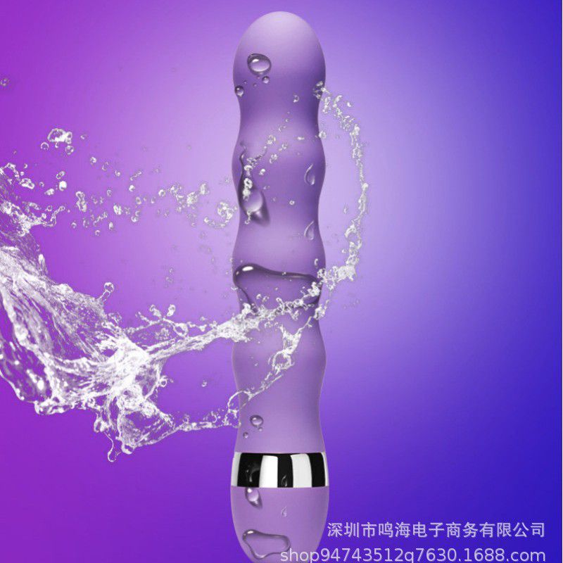 (Pink) Sex Toys Vibrating Dildo Wand Female Massage AV Wand Clitoral Stimulator Adult Products Ribbed Massagers
