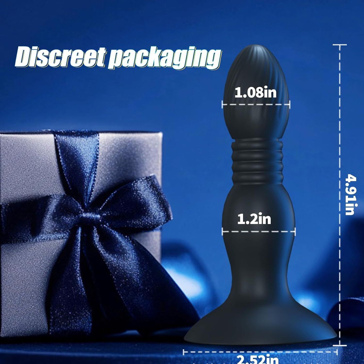 Adult Sex Toys Vibrating Anal Plug Women Vibrators Wireless Remote Control Suction Cup Telescopic Silicone Massagers