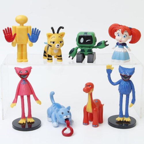 8Pcs/Set Poppy Playtime Huggy Wuggy Model Action Figures Toys
